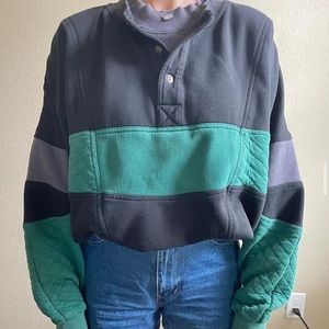 vintage double collar sweatshirt!